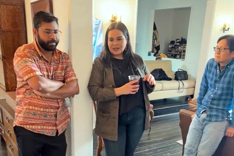 People at a party