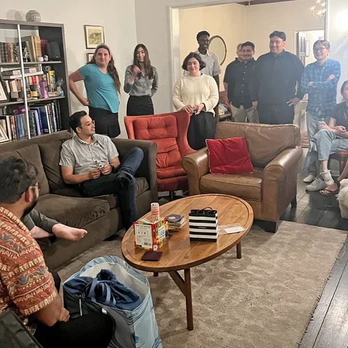 people at a party