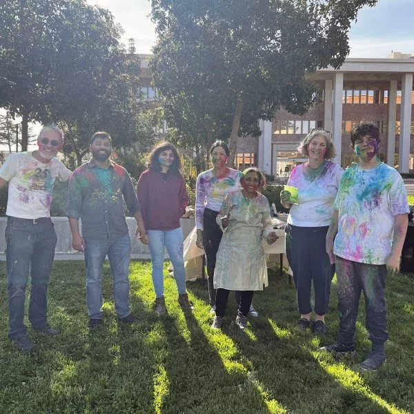 Holi celebration festival of colors