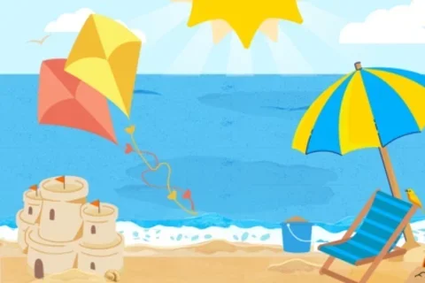 Beach illustration