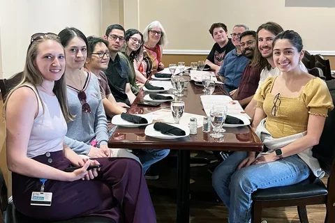 Butler/Novitch lab dinner at Abhiruchi Grill