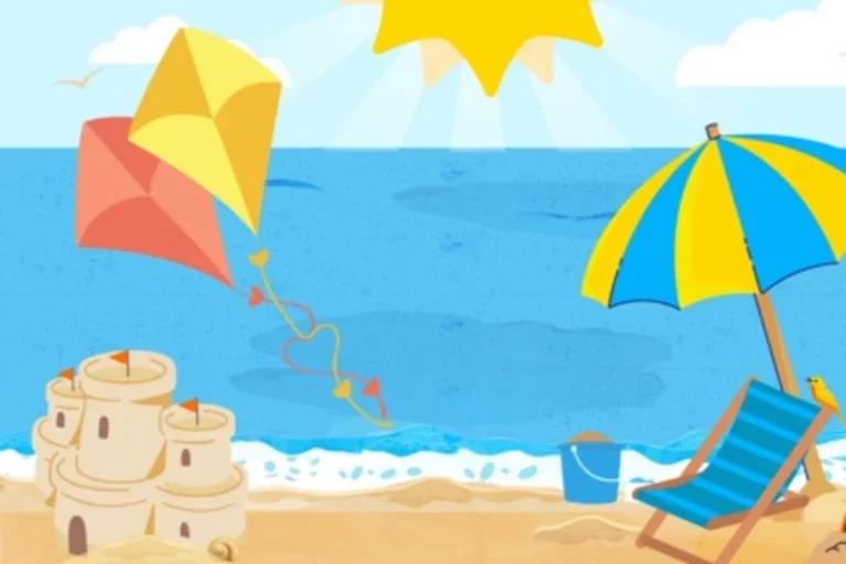 Beach illustration