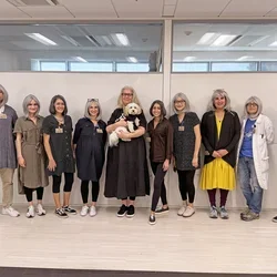 The Butler lab all dressed as Samantha Butler for Hallowe'en