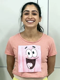 Salena in Halloween costume