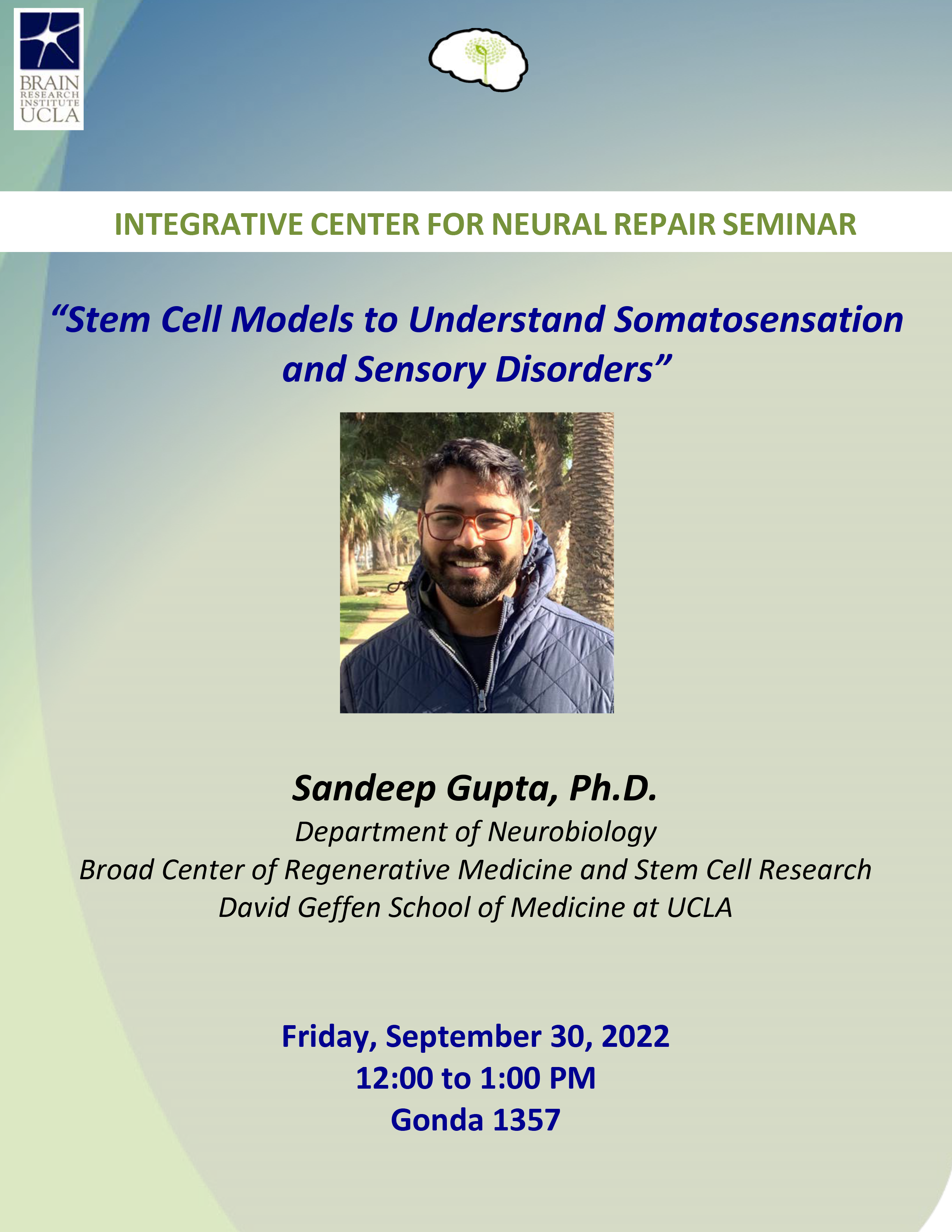 Sandeep gives Neural Repair